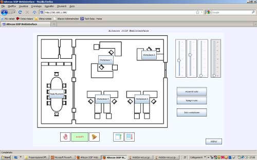 Interfaccia di Active Web Office