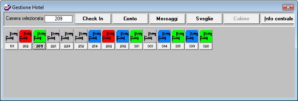 Xedat Hotel - interfaccia